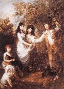 GAINSBOROUGH, Thomas The Marsham Children rdfg oil on canvas